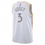 Maillot NBA Chicago Bulls Josh Giddey Nike 2024-25 City Edition Blanc Swingman - Homme